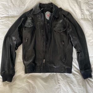 Diesel Sheep Leather Jacket RN 93243 CA 25594